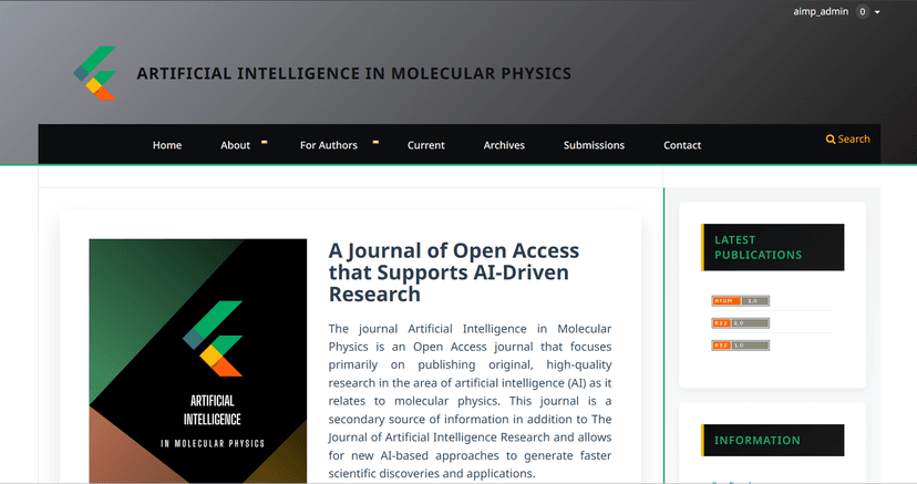 Artificial Intelligence in Molecular Physics