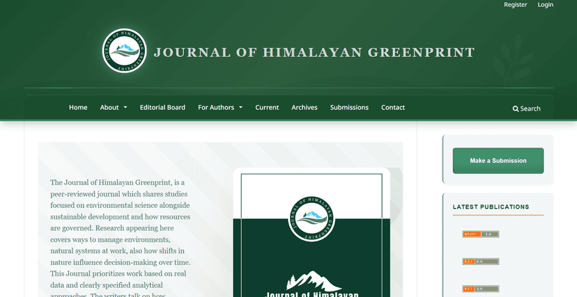 The Journal of Himalayan Greenprint